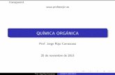 QU IMICA ORGANICA - Profesor JRC
