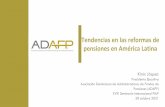 Tendencias en las reformas de pensiones en América Latina