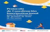 Protocolo de Coordinación Interinstitucional