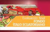 Evaluación final FONDO ÍTALO ECUATORIANO