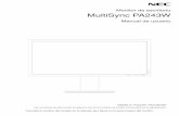 Monitor de escritorio MultiSync PA243W