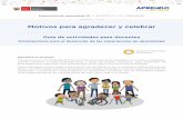Guía de actividades para docentes Orientaciones para el ...