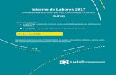 Informe de Labores 2017 - sutel.go.cr