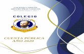 CUENTA PÚBLICA AÑO 2020 - Colegio Capitan Arturo Prat