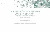 Estados del Conocimiento del COMIE 2012-2021