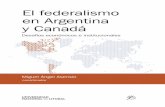 El federalismo en Argentina y Canadá