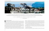 LA DESTRUCCIÓN DE LAS ARMAS QUÍMICAS EN SIRIA
