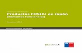 Tendencias del Mercado Productos FOSHU en Japón