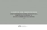 CARTA DE SERVICIOS INFORMACIÓN DIGITAL, REDACCIÓN Y ...
