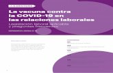 La vacuna contra la COVID-19 en las relaciones laborales
