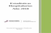 Estadísticas Hospitalarias Año 2018