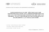 DESARROLLO DE TÉCNICAS DE MINIMIZACIÓN DE INTERFERENCIA DE ...