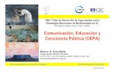 Comunicación, Educacióny ConcienciaPública(CEPA)