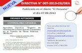 DIRECTIVA N° 007-2013-CG/OEA