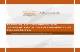 MANUAL DE ORGANIZACIÓN GENERAL DEL H. AYUNTAMIENTO DE ...