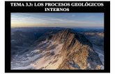 TEMA 3.3: LOS PROCESOS GEOLÓGICOS INTERNOS