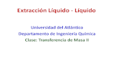 Clase Extraccion Liquido - Liquido