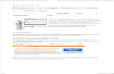 Estadísticas con Google Analytics en Joomla - Hosting Joomla