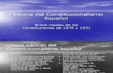 Historia del Constitucionalismo Español