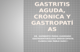 Gastritis aguda y cronica san pablo 2013