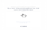 [Disseny d'interfícies multimèdia] PAC 1: La no transparència de les interfícies