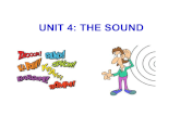 Unit 4 the sound 2 ESO