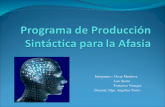 Programa de Producci³n Sintctica para la Afasia