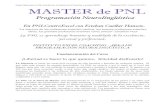MASTER de PNL - de PNL Programación Neurolingüística En PNLCentroExcel con Esteban Cué!ar Hansen