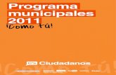 Programa Municipales - C's - Ciutadans