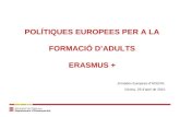 Pol­tiques europees per als adults (2015)