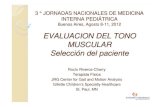 EVALUACION DEL TONO MUSCULAR - Sociedad Argentina de ... Escala de Ashworth Hypertonia Assessment