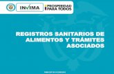 REGISTROS SANITARIOS DE ALIMENTOS Y ... - invima .INSTITUTO ( ) ... FORMULARIOS Y C“MO DILIGENCIARLOS?