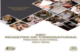 ABC DE REGISTRO DE CANDIDATURAS PROCESO ieez.org.mx/PE2018/Candidatos/ABC de Registro de Candidaturas