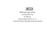 Bibliograf­a selectiva sobre prospectiva e interdisciplinariedad; .Title: Bibliograf­a selectiva