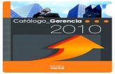 Catálogo Gerencia 2010 - .Gerencia Estrategia Creatividad Ventas / Servicio al cliente / Marketing