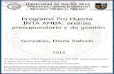 Programa Pro Huerta INTA AMBA: anlisis .Este documento forma parte de la colecci³n de tesis de