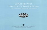 Archivo de Filolog­a Aragonesa, 68 (2012) - ifc.dpz.es .ARCHIVO DE FILOLOGA ARAGONESA (AFA) Revista