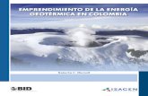 EMPRENDIMIENTO DE LA ENERGÍA GEOTÉRMICA EN COLOMBIA