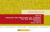 Informe del Mercado de Trabajo de los Extranjeros. Estatal ... Observatorio de las Ocupaciones GOBIERNO