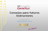 0007 consejo para_futuros_instructores_genexus