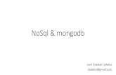Introducción mongodb y desarrollo