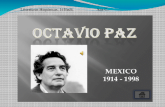 Octavio Paz por Ana C.1BCH. Lit Hispnicas