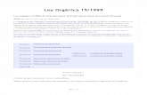 Ley Orgánica 15-1999