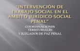 COORDINACIONES TERRITORIALES Y JUZGADOS .mbito Penal Coordinaciones Territoriales (Agencias del