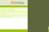 Electrotecnia Biografía Thomas Alva Edison y  Guglielmo  Marconi