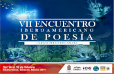 VII Encuentro Iberoamericano de Poesia Carlos Pellicer