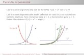 Funci on exponencial - Funci on exponencial Las funciones exponenciales son de la forma f (x) = ax con