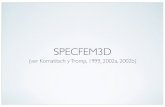 SPECFEM3D - FUNCIONES DE FORMA â€¢Funciones de forma utilizadas para parametrizar los elementos. Mapeo