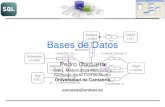 Bases de Datos - ... , la estructura lأ³gica de la base de datos â€“ Ejemplo: La base de datos se compone