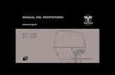 MANUAL DEL PROPIETARIO PROPIETARIO MANUAL DEL PROPIETARIO BFT 200A BFT 225A MANUAL DEL PROPIETARIO Manual